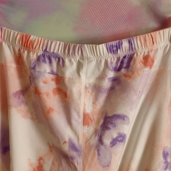 Joe Fresh Plus Women's Active Peach Pink & Purple Activewear Shorts Size 3X - Picture 6 of 7